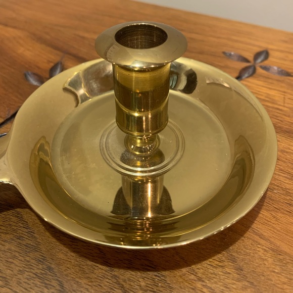 Brass taper candle holder - Picture 4 of 5